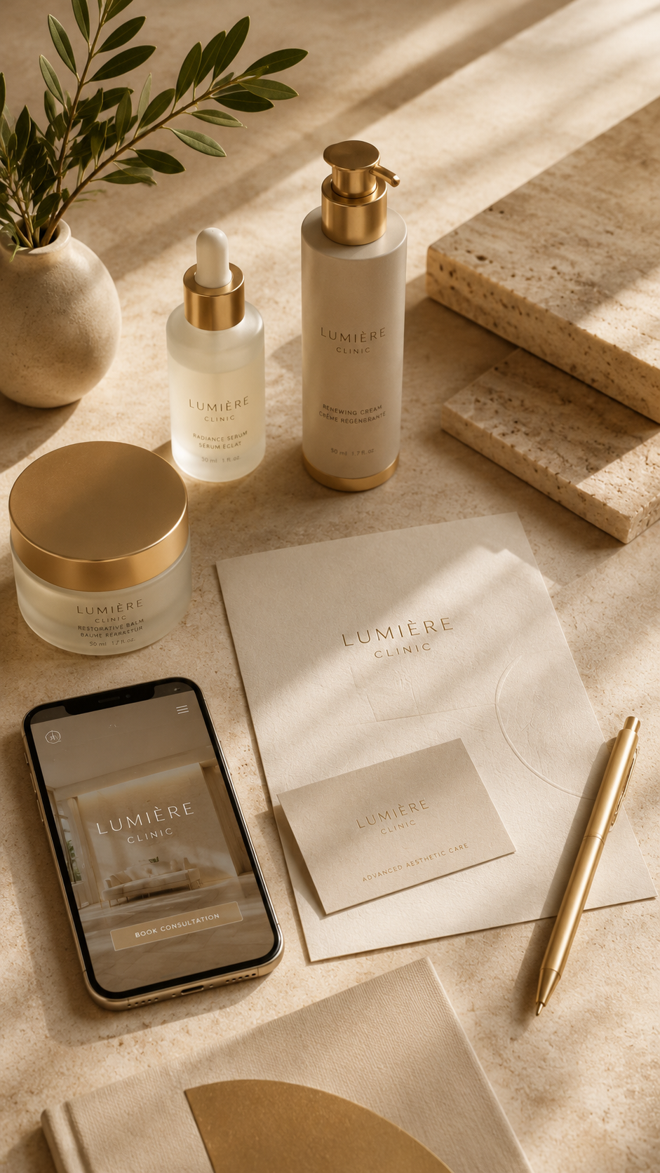 Especialista apresentando um planejamento personalizado para paciente em clínica estética